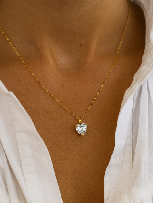 May Birthstone Chain Necklace